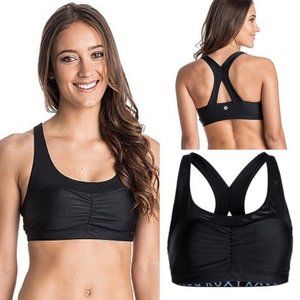 NWOT ROXY BLACK ‘SPIRIT BRA’ SPORTS / ATHLETIC BRA